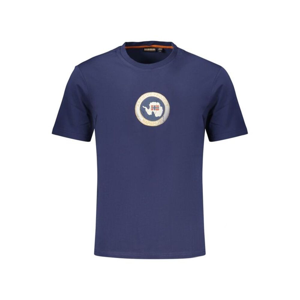 Napapijri Blue Cotton Men's Men's T-Shirt